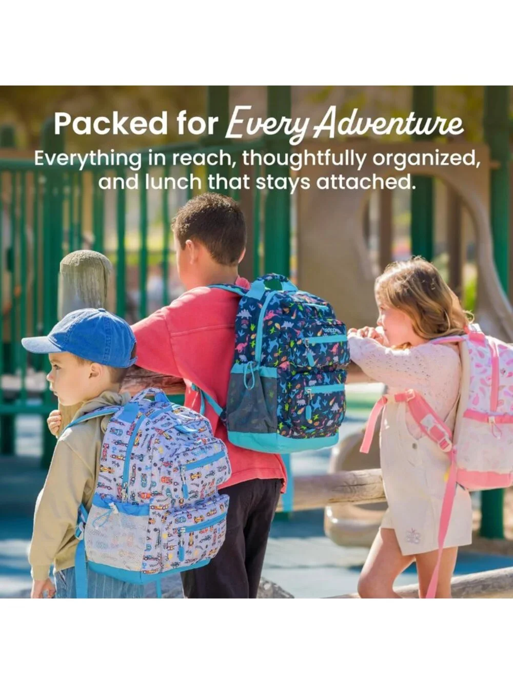 Durable Water-Resistant Kids Backpack with Fun Print - Perfect for School & Play